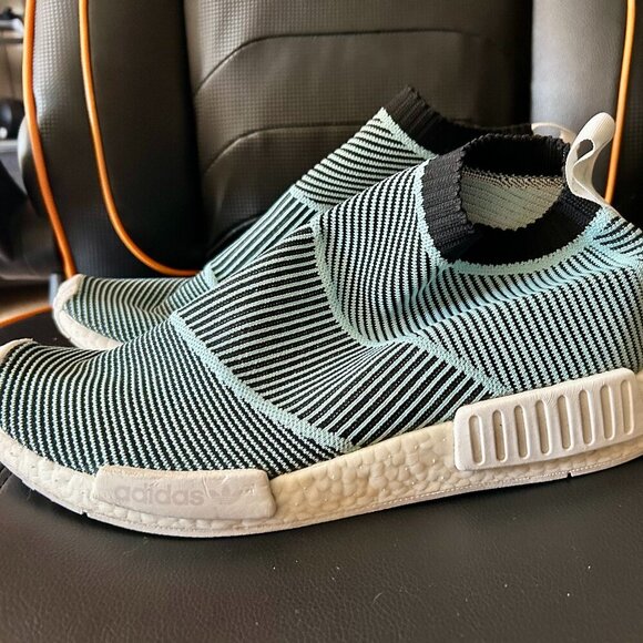 adidas NMD_CS1 Parley Blue White 2018 Athletic Shoes Men's Size 13 (AC8597) - Picture 1 of 4